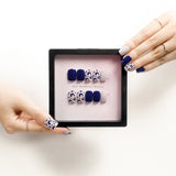 Chic Essentials - Sapphire Leopard Press-on Nails