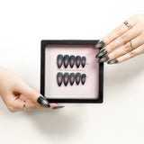 Chic Essentials - Cat Eye Jade Press-on Nails