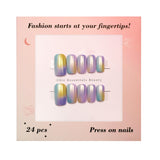 Chic Essentials - Iridescent Aura Press-on Nails