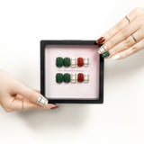 Chic Essentials - Emerald Elegance Press-on Nails
