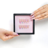 Chic Essentials - Bright Coral Ombre Press-on Nails