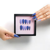 Chic Essentials - Blue Velvet Press-on Nails