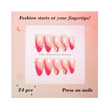 Chic Essentials - Classic Red Tips Press-on Nails