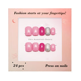 Chic Essentials - Pink Glamour Press-on Nails