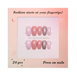 Chic Essentials - Sparkling Blush Press-on Nails