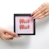 Chic Essentials - Pink Gradient with Glitter Tips Press-on Nails