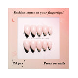 Chic Essentials - Chic Black Almond Press-on Nails