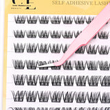 Miracle Hybrid Style Self-adhesive Mixed Style Eyelashes Value Pack (64 pcs)