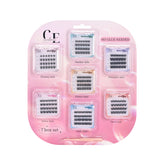 Chic Essentials 7-Day Glue-Free Eyelashes Set (7 Styles + Tweezers)