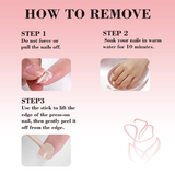 Chic Essentials - Noir Lattice Press-on Nails