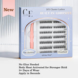 Feather Style Self-adhesive Mixed Style Eyelashes (96 pcs)