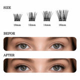 Glimmer Style Self-adhesive Mixed Style Eyelashes (96 pcs)