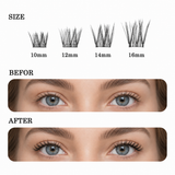 Miracle Hybrid Style Self-adhesive Mixed Style Eyelashes (64 pcs)