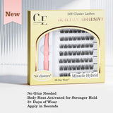Miracle Hybrid Style Self-adhesive Mixed Style Eyelashes (64 pcs)