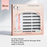 Velvet Style Self-adhesive Mixed Style Eyelashes (96 pcs)