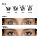Feather Style Self-adhesive Mixed Style Eyelashes (96 pcs)