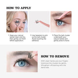Snowkiss Doll Style Self-adhesive Mixed Style Eyelashes (88 pcs)